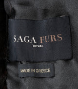 Bi-color Fur Belted Coat