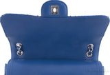 Chanel Classic Blue Python Jumbo Flap Bag