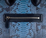 Mini Luggage Blue Python