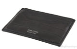 Black Crocodile Print Card Holder