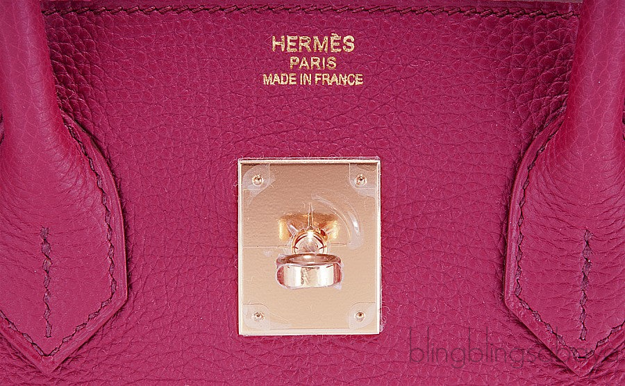 Birkin 35 Rubis Togo GHW