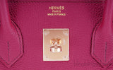 Birkin 35 Rubis Togo GHW