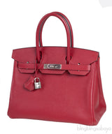 Birkin 30 Rubis Epsom PHW