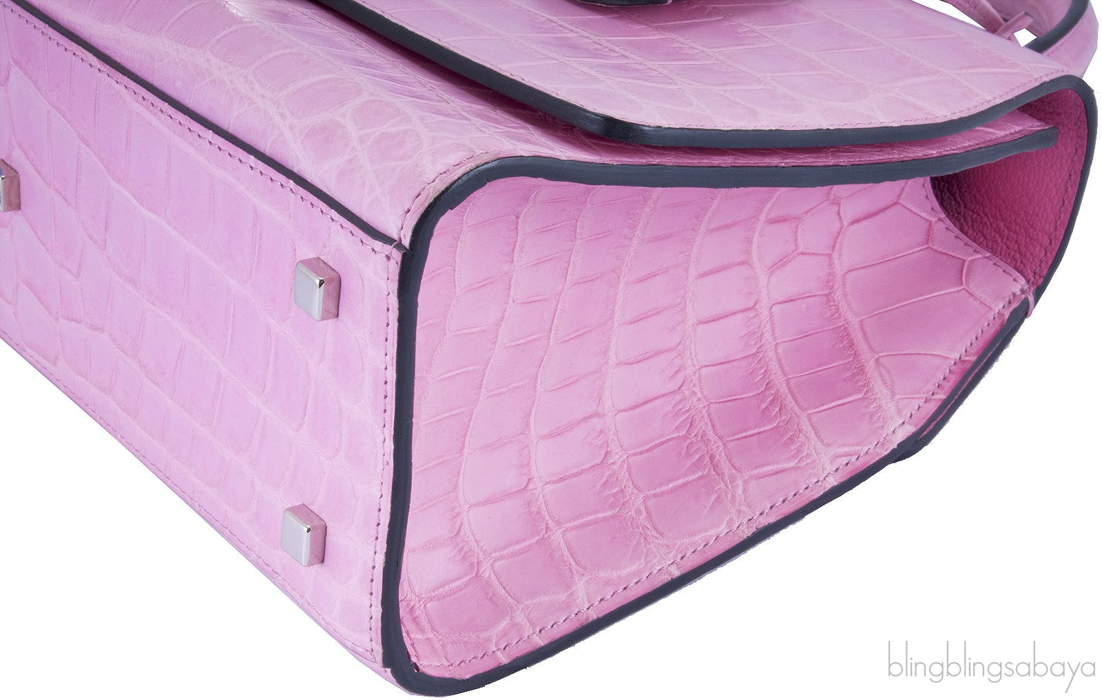 Rejane Pink Nilo Crocodile PM