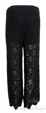 Black Lace Trouser