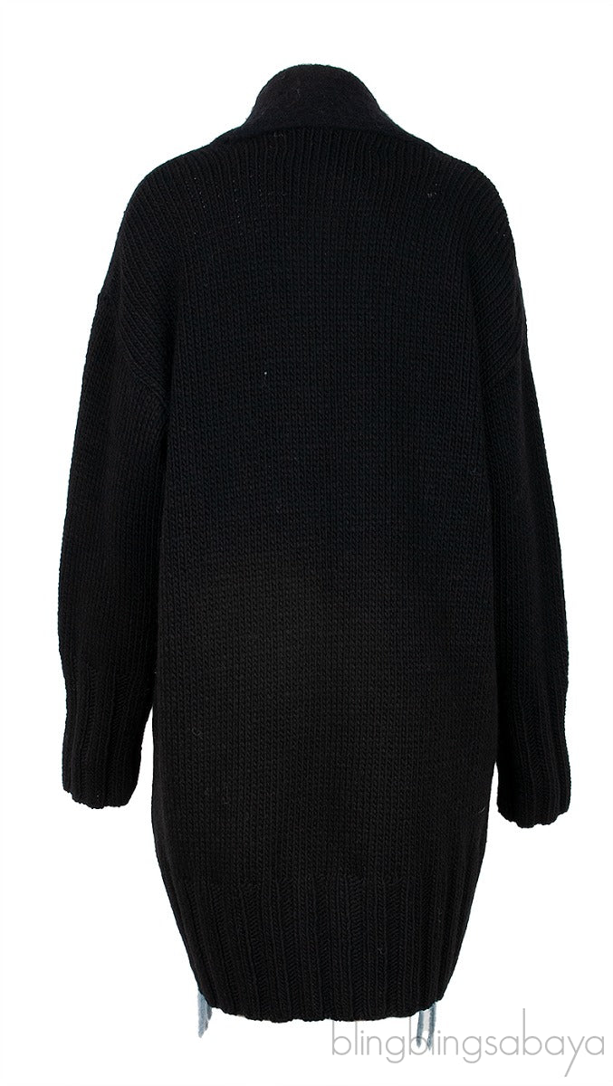 Ombre Knitted Fringed Jacket