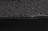 Betty So Black Python Shoulder Bag