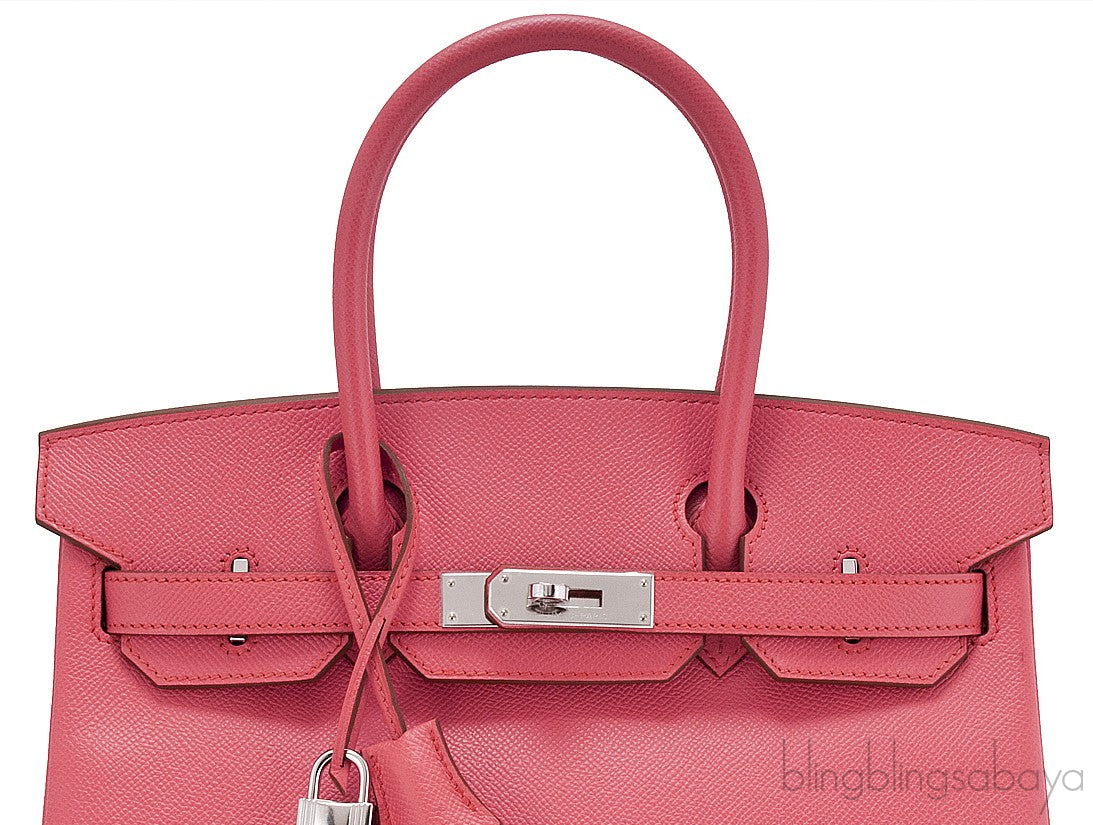 Birkin 30  Flamingo Epsom PHW