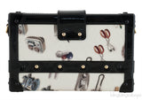 Petite Malle Sticker Clutch Bag