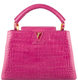 Capucines Fuchsia Pink Crocodile BB