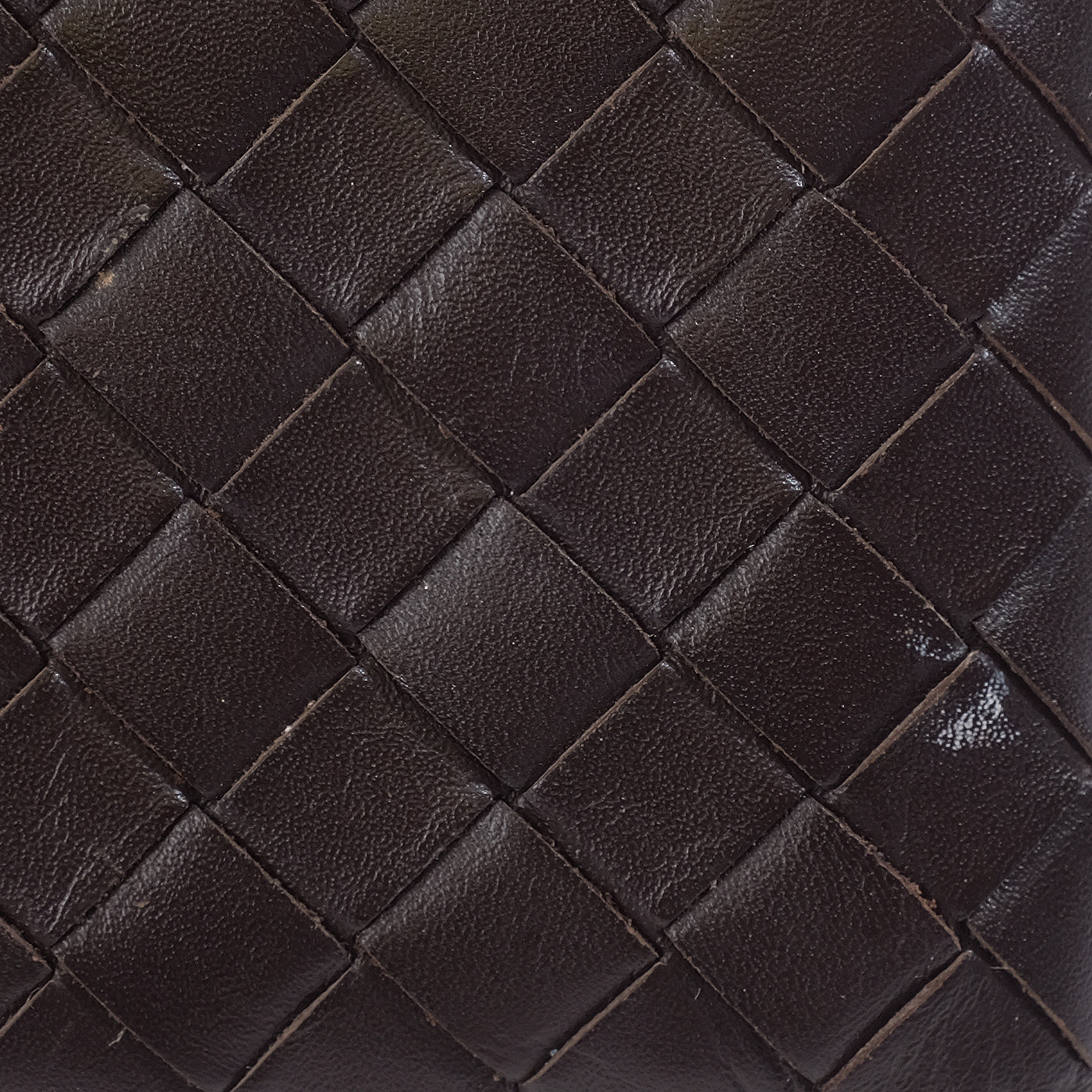 Bottega Veneta Brown Intrecciato Bi-fold Wallet