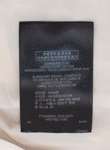 Burberry White Gold Studs Midi Dress