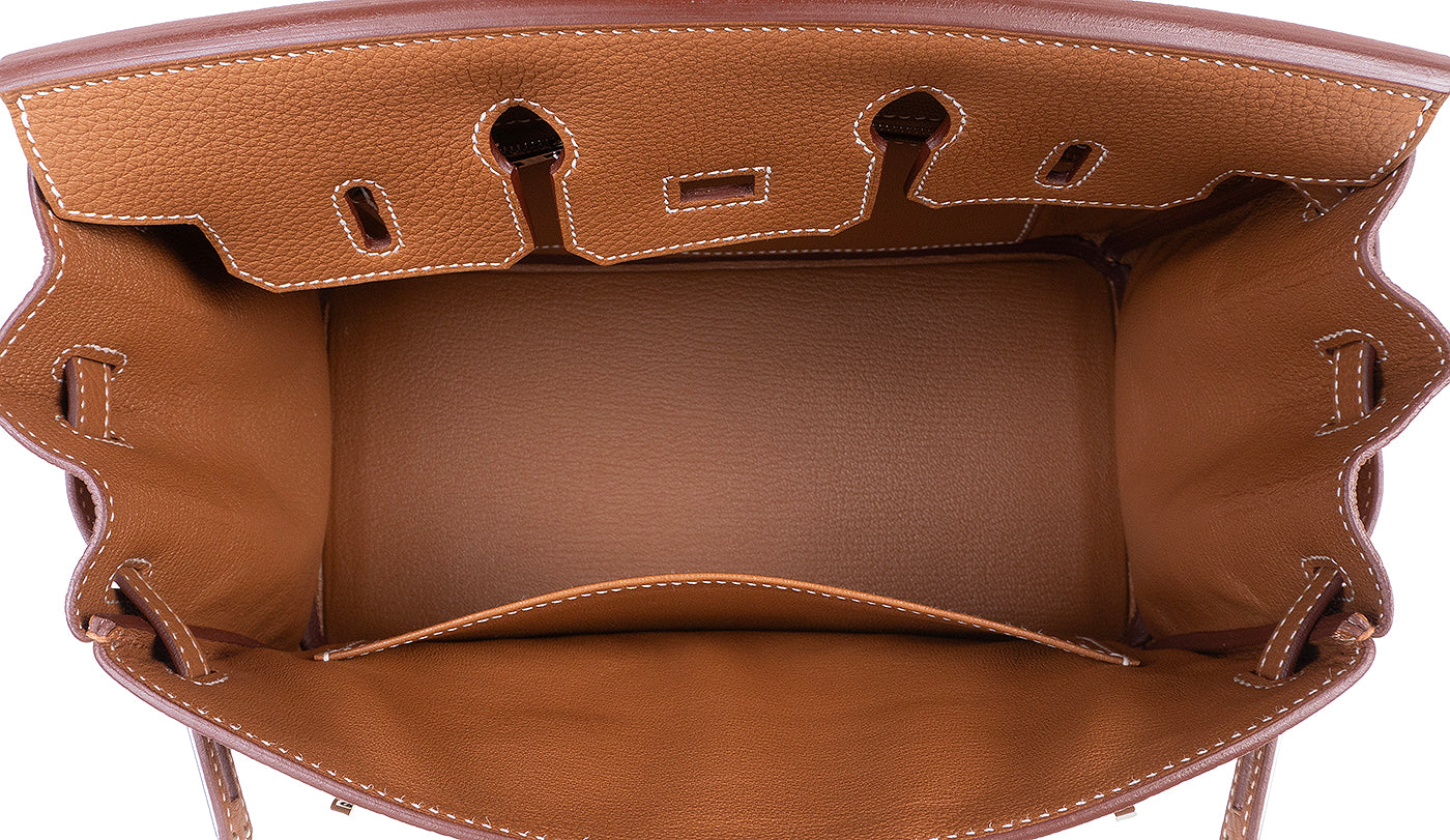 Hermes Birkin 25 Gold Togo PHW