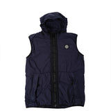 Stone island Junior Hooded Blue Vest