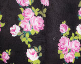 Gucci Black Climbing Roses Print Blouse & Wide Leg Trouser