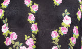 Gucci Black Climbing Roses Print Blouse & Wide Leg Trouser