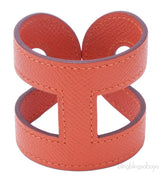 Ano Orange Epsom Cuff Bracelet