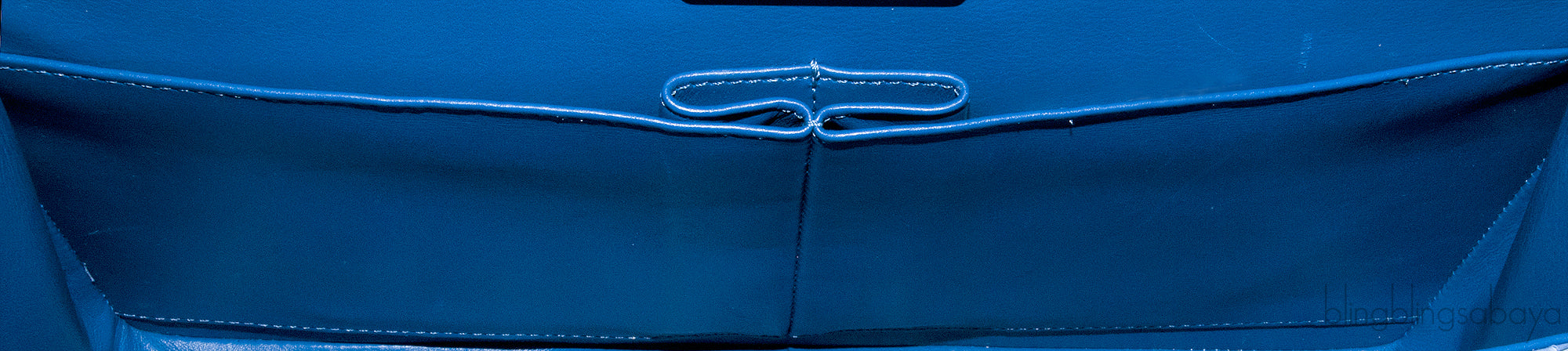 Classic Jumbo Blue Python Flap Bag