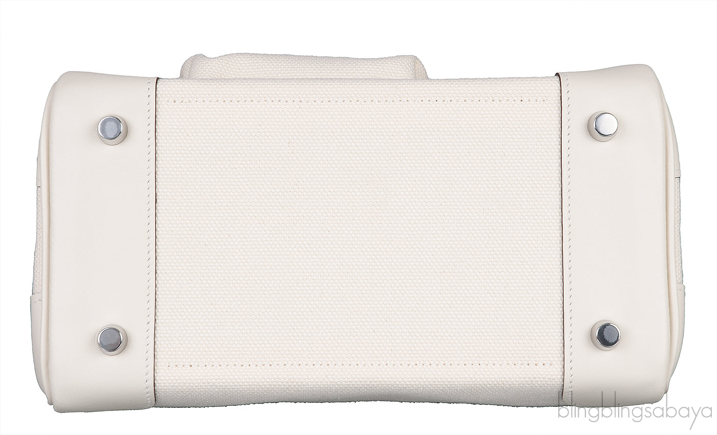 Birkin 25 Cargo Nata Toile Goeland Bag Swift PHW