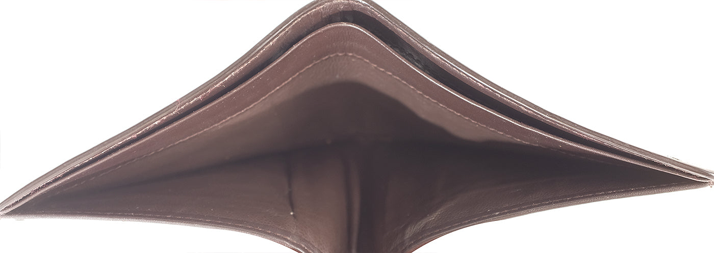 Bottega Veneta Brown Intrecciato Bi-fold Wallet