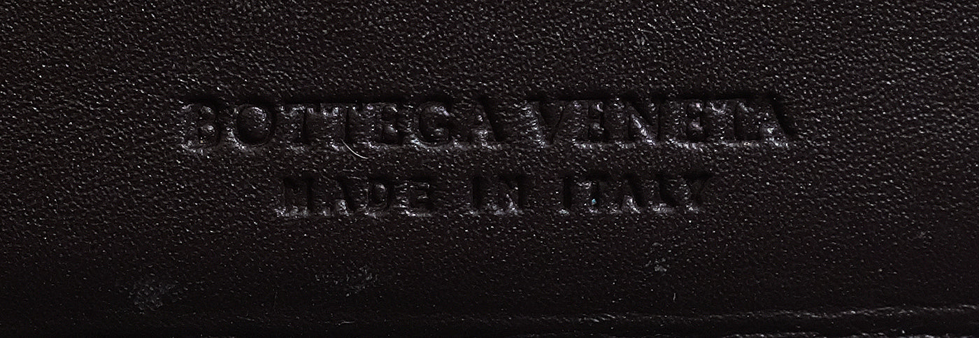 Bottega Veneta Brown Intrecciato Bi-fold Wallet
