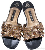 Gold Loren Flat Sandals