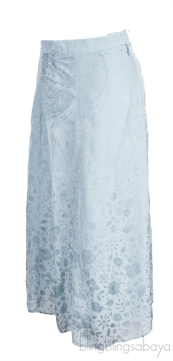 Sky Blue Midi Skirt