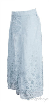 Sky Blue Midi Skirt