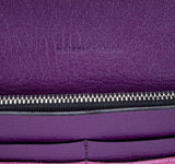 Bi-color Crocodile Leather Clutch*