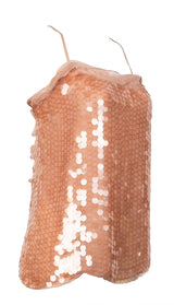 Lanvin Nude Sequin Tank Top