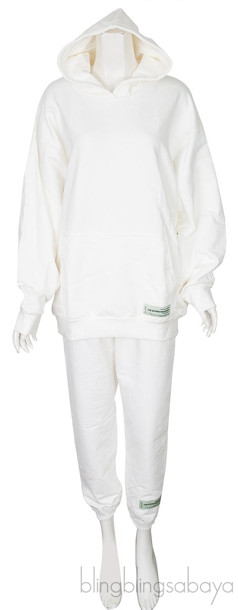 White Hoodie & Trouser