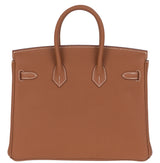 Hermes Birkin 25 Gold Togo PHW
