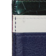 Dior Charm Blue Leather Card Holder