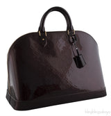 Louis Vuitton Alma Amarante Monogram Vernis XL Bag