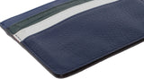 Dior Charm Blue Leather Card Holder