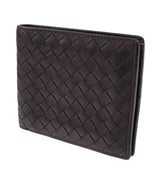Bottega Veneta Brown Intrecciato Bi-fold Wallet