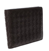 Bottega Veneta Brown Intrecciato Bi-fold Wallet