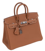 Hermes Birkin 25 Gold Togo PHW
