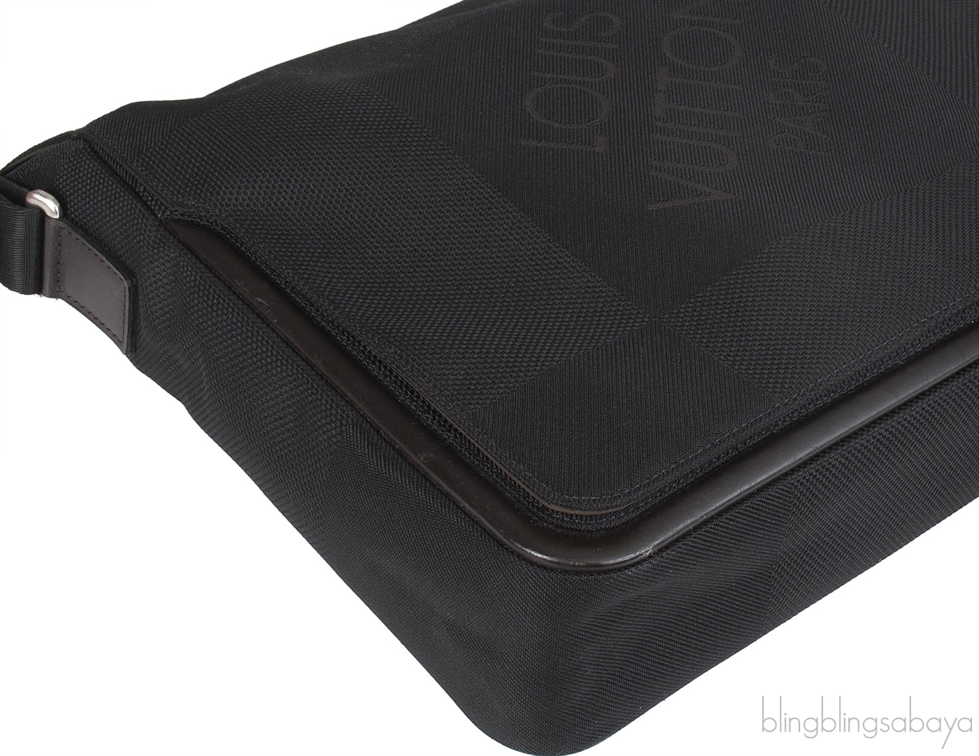 Louis Vuitton Black Denier Geant Canvas Messenger