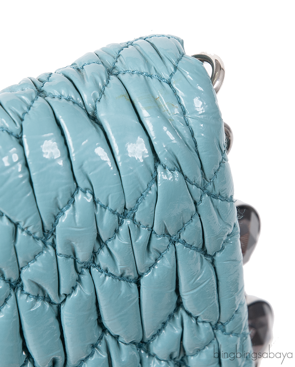 Cloquet Cyan Blue Stage Clutch Bag