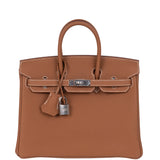 Hermes Birkin 25 Gold Togo PHW