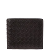 Bottega Veneta Brown Intrecciato Bi-fold Wallet