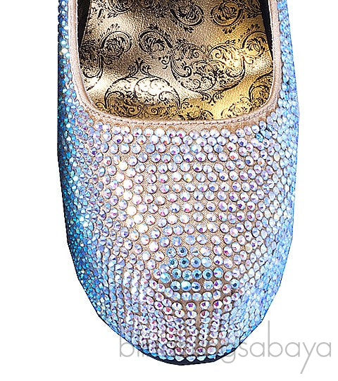 Gold Rhinestone Pump