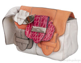 Multicolor Leather Saskia CLutch