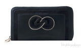 Black Bow Zip Claras Wallet