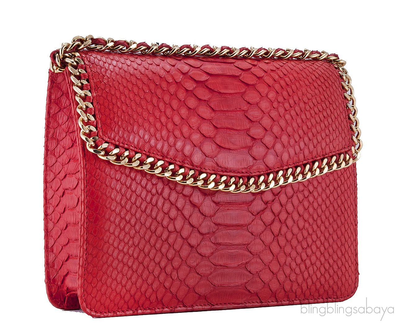 Red Python Clutch Grand