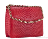 Red Python Clutch Grand