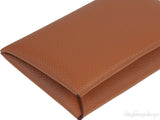 Calvi Gold Epsom Card Holder