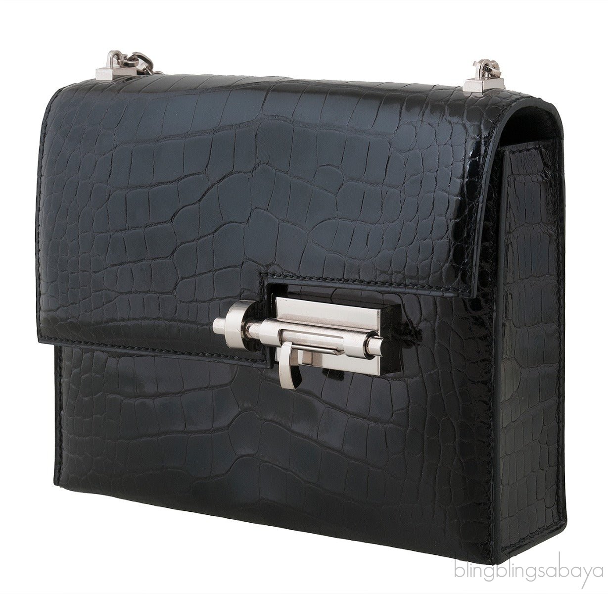 Verrou Chaine Mini Crocodile Bag