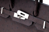 Birkin 30 Choco Brown Ostrich PHW